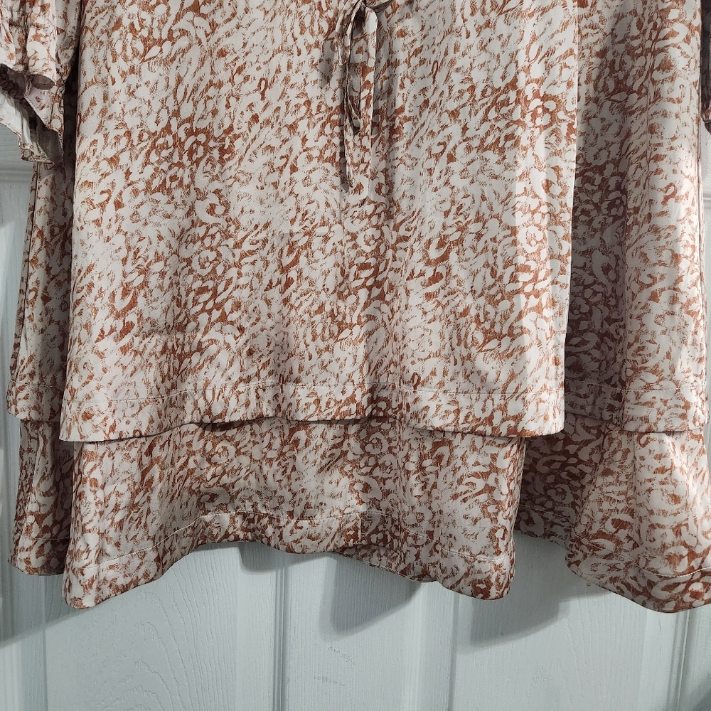 Paige Kaylene Dress Revolve satin animal print boho Coquette maximalist XL - Picture 10 of 15